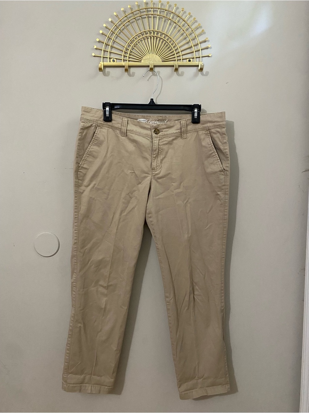 Old Navy Women's Khaki Chino Pants - Light Beige